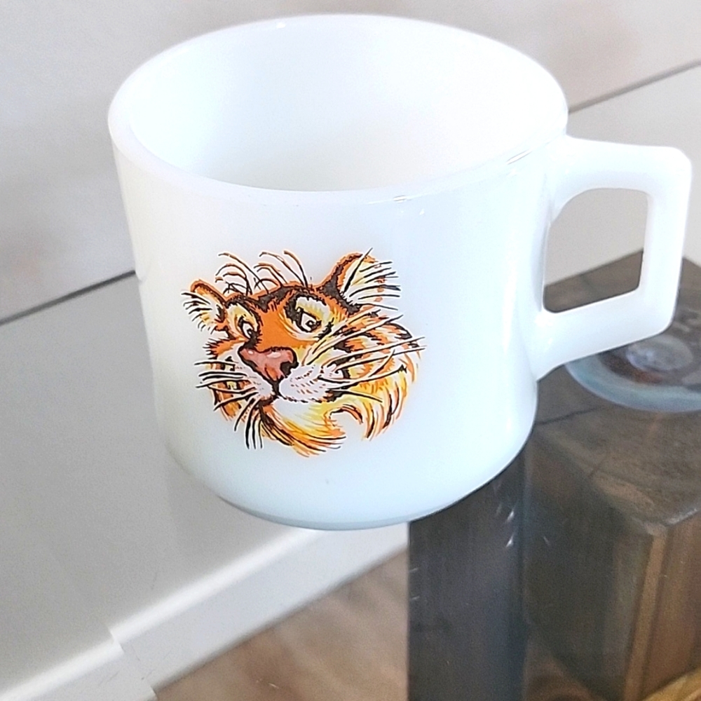Fire-King milk glass cup